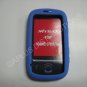 New Dark Blue Solid Color Silicone Skin Case Cover For T-Mobile Tap  - (0011)