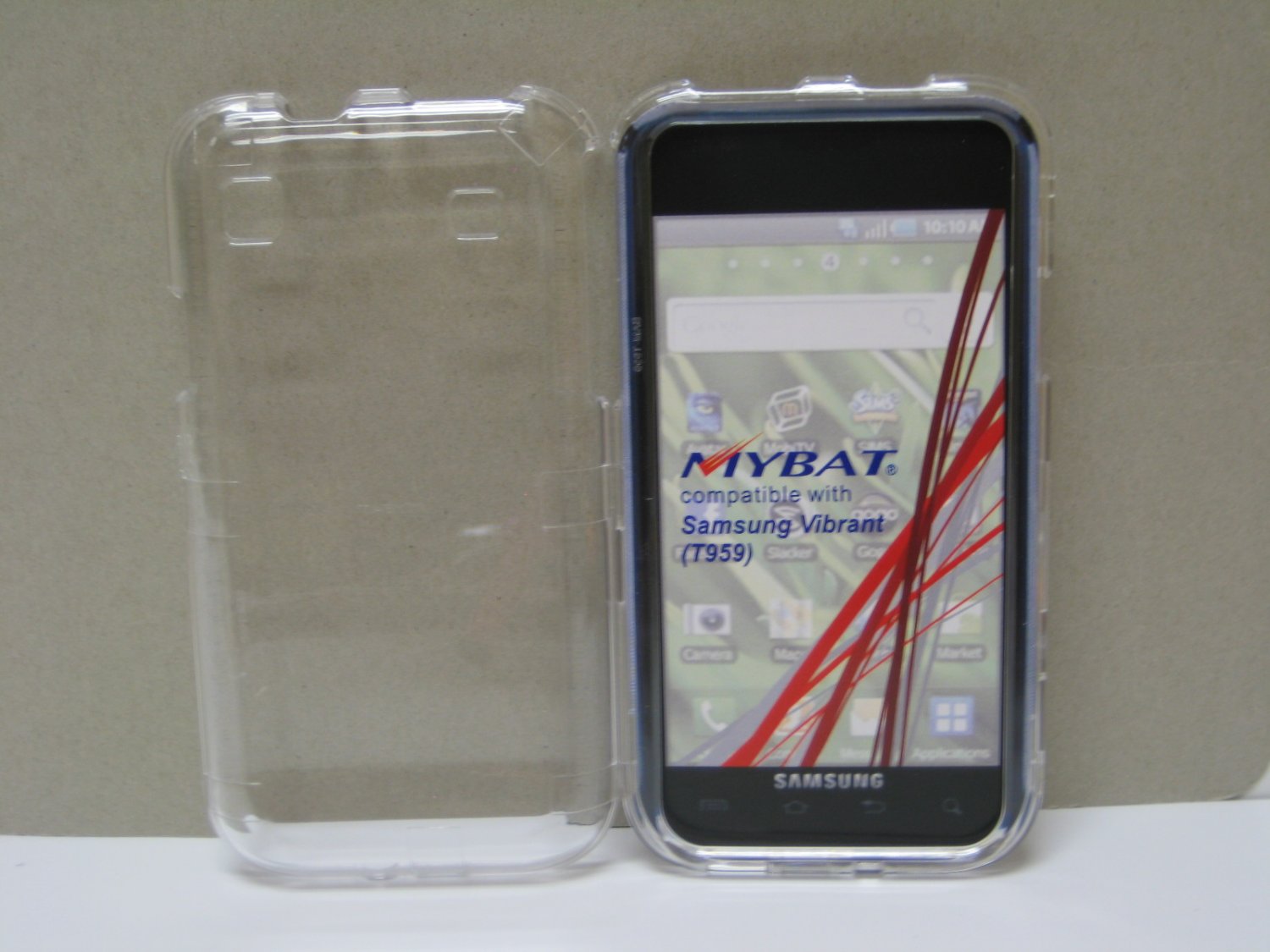 New Clear Transparent Hard Protective Cover For Samsung Galaxy S I9000 - (0059)