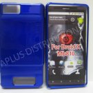 NEW Blue Solid Color Hard Protective Cover For Motorola Droid X MB810 - (0067)
