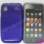 New Purple Solid Color TPU Cover For Samsung Galaxy S I9000 - (0025)