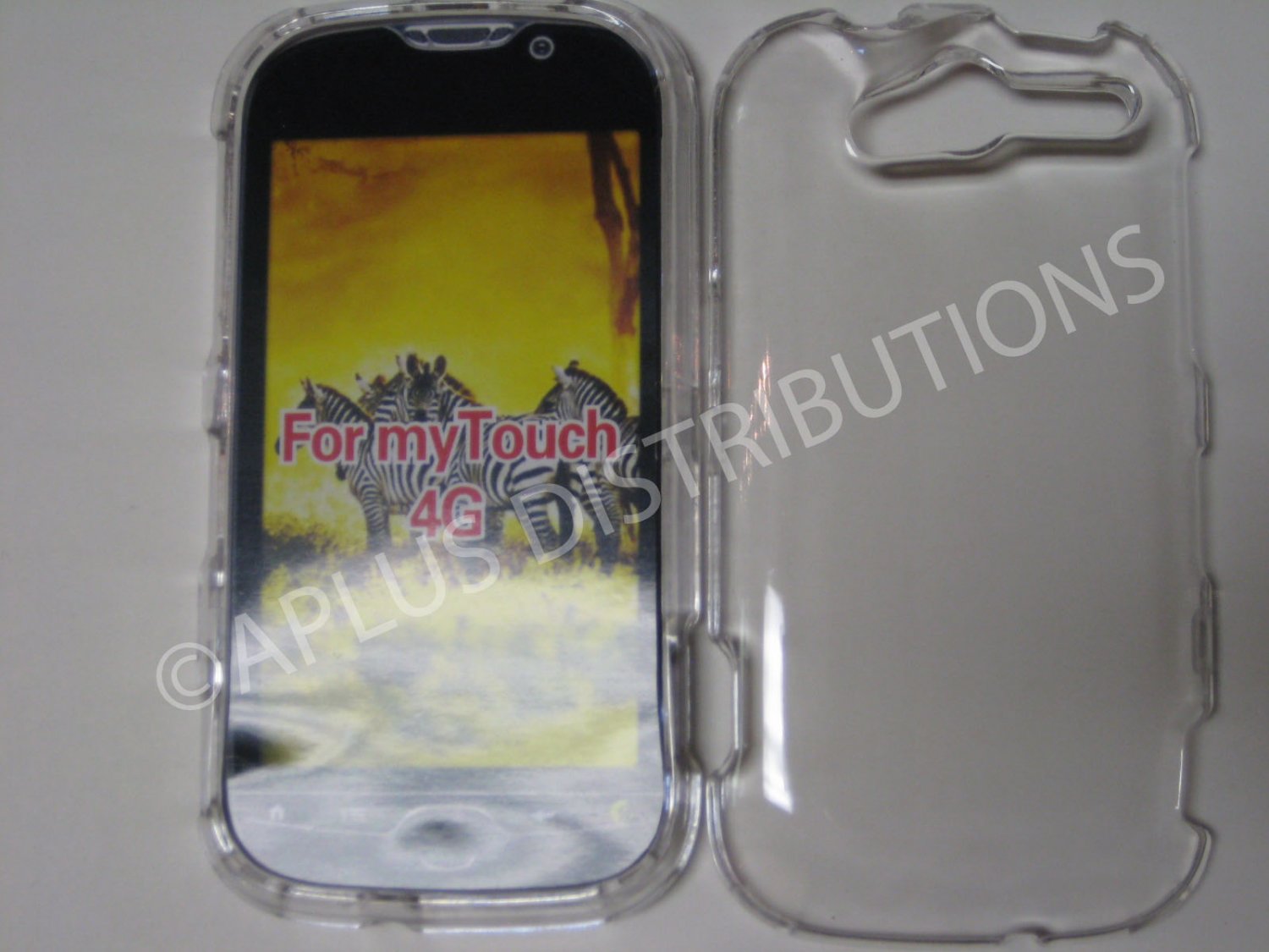 New Clear Transparent Hard Protective Cover For HTC My Touch 4G - (0059)