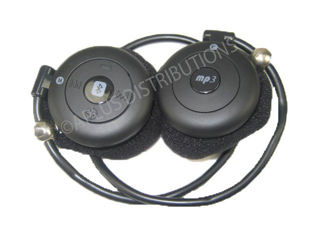 New S500 Sports Bluetooth + MP3 Bluetooth Headset with TF Card Slot - BLK