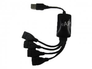 NEW 4 PORT MINI SMART HUB OCTOPUS - BLACK