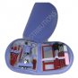 NEW 18-PIECE MANICURE & COSMETIC TRAVEL SET WCONVENIENT ZIPPER CASE - PUR