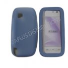 New Light Blue Solid Color Silicone Skin Case For Nokia Nuron 5230 - (0010)