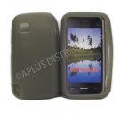 NEW SMOKE SOLID COLOR SOFT SILICONE SKIN CASE FOR NOKIA NURON 5230 - (2350)