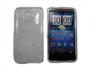 New Clear Transparent Hard Protective Case Cover For HTC Desire HD / Inspire