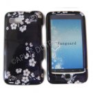 New Blue Midnight Flower Design Hard Protective Case Cover For HTC G2 4G - Vanguard