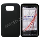 New Black Solid Color Silicone Skin Case For HTC HD2