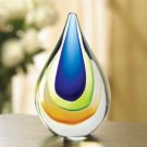 Bookmark and Share Art Glass Teardrop