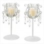 Crystal Drop Votive Stands