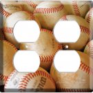 NEW BASEBALL PLAYED OLD BALLS MLB ELECTRIC QUARD POWER OUTLET COVER WALL PLATE COVER NEW BASEBALL PLAYED OLD BALLS MLB ELECTRIC QUARD POWER OUTLET COVER WALL PLATE COVER
