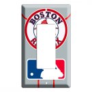 NEW BOSTON RED SOX BASEBALL MLB SINGLE SWITCH GFI DECORA/ROCKER COVER WALL PLATE COVER ROOM DECOR