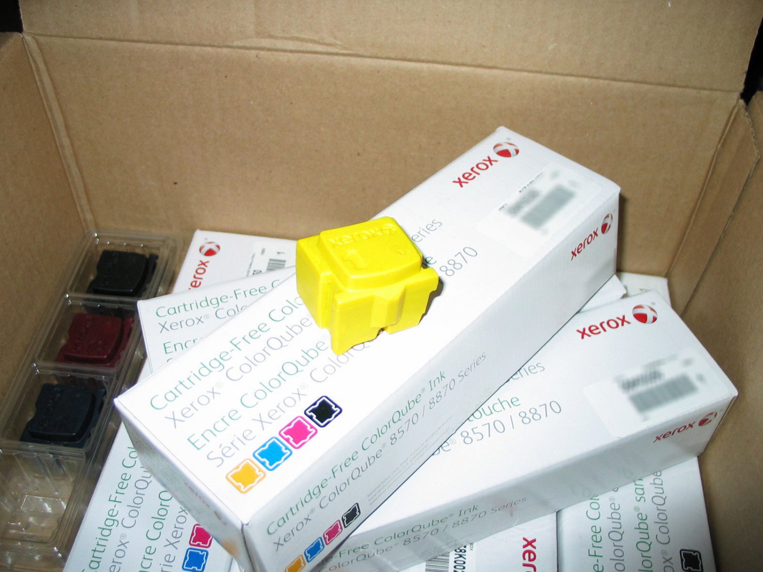 NEW OEM AUTHENTIC XEROX COLORQUBE 8580 8880 GENUINE YELLOW SOLID STICK   59900c7013415 188555b 