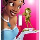 PRINCESS TIANA AND THE FROG FROM DISNEY MOVIE SINGLE LIGHT SWITCH WALLPLATE PINK