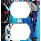 DISNEY FROZEN ANNA ELSA KRISTOFF POWER OUTLET COVER OLAF PLATE CHILDRENS BEDROOM