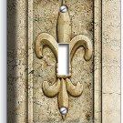 FLEUR DE LIS SINGLE LIGHT SWITCH WALL PLATE WALL PLATE COVER OLD MEDICI EMBLEM FLEUR DE LIS SINGLE LIGHT SWITCH WALL PLATE WALL PLATE COVER OLD MEDICI EMBLEM