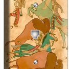 NATIVE AMERICAN INDIANS TIPI BUFFALO PHONE TELEPHONE WALL PLATE COVER ROOM DECOR NATIVE AMERICAN INDIANS TIPI BUFFALO PHONE TELEPHONE WALL PLATE COVER ROOM DECOR