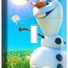 DISNEY FROZEN OLAF SNOWMAN DREAMING OF SUMMER SINGLE LIGHT SWITCH PLATE BEDROOM