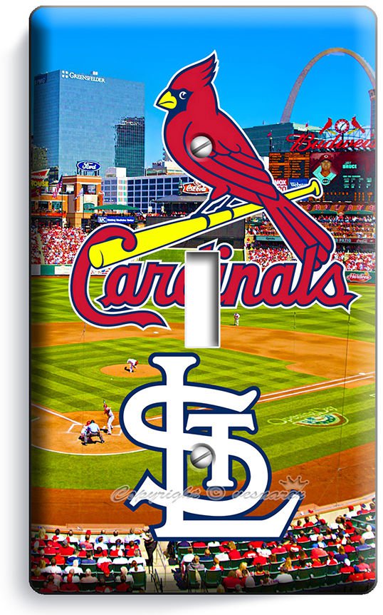 St Louis Cardinals Light Switch Plate Cover Wall Art MLB Baseball