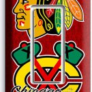 CHICAGO BLACKHAWKS HOCKEY SINGLE GFCI LIGHT SWITCH PLATE GAME BOYS ROOM GARAGE CHICAGO BLACKHAWKS HOCKEY SINGLE GFCI LIGHT SWITCH PLATE GAME BOYS ROOM GARAGE