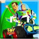 NEW TOY STORY 3 DISNEY MOVIE RACING WOODY & BUZZ DOUBLE LIGHT SWITCH WALL PLATE