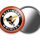 BALTIMORE ORIOLES TEAM BASEBALL BAT PITCHING BIRD PURSE POCKET HAND MIRROR GIFT BALTIMORE ORIOLES TEAM BASEBALL BAT PITCHING BIRD PURSE POCKET HAND MIRROR GIFT