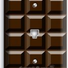 DARK CHOCOLATE BAR CUBES PHONE TELEPHONE WALL PLATE COVER CHEF KITCHEN NY DECOR DARK CHOCOLATE BAR CUBES PHONE TELEPHONE WALL PLATE COVER CHEF KITCHEN NY DECOR