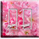 CHERRY BLOSSOM SAKURA FLOWERS CLUSTER DOUBLE GFCI LIGHT SWITCH WALL PLATE COVER CHERRY BLOSSOM SAKURA FLOWERS CLUSTER DOUBLE GFCI LIGHT SWITCH WALL PLATE COVER