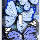 BLUE BUTTERFLIES SINGLE LIGHT SWITCH WALL PLATE BABY BOY ROOM NURSERY ART DECOR BLUE BUTTERFLIES SINGLE LIGHT SWITCH WALL PLATE BABY BOY ROOM NURSERY ART DECOR