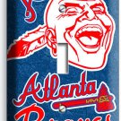 ATLANTA BRAVES MLB BASEBALL SINGLE LIGHT SWITCH PLATE GAME TV BOYS ROOM MAN CAVE ATLANTA BRAVES MLB BASEBALL SINGLE LIGHT SWITCH PLATE GAME TV BOYS ROOM MAN CAVE