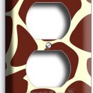 GIRAFFE SKIN PATTERN ANIMAL PRINT DUPLEX OUTLET WALL PLATE COVER 4 BABY NURSERY GIRAFFE SKIN PATTERN ANIMAL PRINT DUPLEX OUTLET WALL PLATE COVER 4 BABY NURSERY