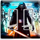 STAR WARS KYLO REN FIRST ORDER STORMTROOPERS DOUBLE GFCI LIGHT SWITCH WALL PLATE STAR WARS KYLO REN FIRST ORDER STORMTROOPERS DOUBLE GFCI LIGHT SWITCH WALL PLATE