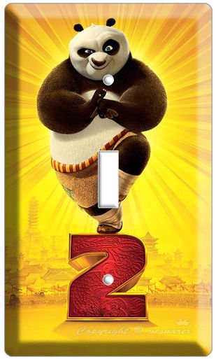 Kung Fu Panda Bear 2 Disney Movie Single Light Switch