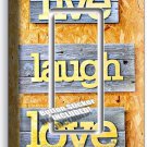 LIVE LAUGH LOVE RUSTIC WOOD LOOK SINGLE GFCI LIGHT SWITCH WALL PLATE COVER DECOR LIVE LAUGH LOVE RUSTIC WOOD LOOK SINGLE GFCI LIGHT SWITCH WALL PLATE COVER DECOR