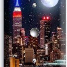 MANHATTAN NIGHT SKYLINE STARS MOON LIGHT DIMMER CABLE COVER PLATE ROOM ART DECOR MANHATTAN NIGHT SKYLINE STARS MOON LIGHT DIMMER CABLE COVER PLATE ROOM ART DECOR