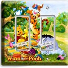 WINNIE POOH TIGGER EEYORE PIGLET DOUBLE GFI LIGHT SWITCH WALL PLATE COVER DECOR WINNIE POOH TIGGER EEYORE PIGLET DOUBLE GFI LIGHT SWITCH WALL PLATE COVER DECOR
