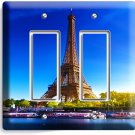 EIFFEL TOWER PARIS LOVE CITY DOUBLE GFI LIGHT SWITCH WALL PLATE COVER HOME DECOR EIFFEL TOWER PARIS LOVE CITY DOUBLE GFI LIGHT SWITCH WALL PLATE COVER HOME DECOR