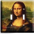 MONA LISA LEONARDO DA VINCI PAINTING DOUBLE LIGHT SWITCH WALL PLATE COVER DECOR MONA LISA LEONARDO DA VINCI PAINTING DOUBLE LIGHT SWITCH WALL PLATE COVER DECOR