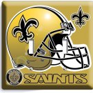 NEW ORLEANS SAINTS FOOTBALL TEAM DOUBLE LIGHT SWITCH WALL PLATE BOYS ROOM DECOR NEW ORLEANS SAINTS FOOTBALL TEAM DOUBLE LIGHT SWITCH WALL PLATE BOYS ROOM DECOR