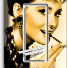 AUDREY HEPBURN BREAKFAST AT TIFFANY'S GFCI SINGLE LIGHT SWITCH WALL PLATE DECOR