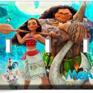 MOANA MAUI PUA PIG CHICKEN HEI TRIPLE LIGHT SWITCH WALL PLATE COVER ROOM DECOR MOANA MAUI PUA PIG CHICKEN HEI TRIPLE LIGHT SWITCH WALL PLATE COVER ROOM DECOR