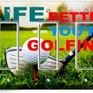 LIFE is BETTER GOLFING GOLF TRIPLE GFCI LIGHT SWITCH WALL PLATE COVER ROOM DECOR LIFE is BETTER GOLFING GOLF TRIPLE GFCI LIGHT SWITCH WALL PLATE COVER ROOM DECOR