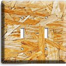 RUSTIC ROUGH PLYWOOD WOOD DESIGN DOUBLE LIGHT SWITCH WALL PLATE KITCHEN ROOM ART RUSTIC ROUGH PLYWOOD WOOD DESIGN DOUBLE LIGHT SWITCH WALL PLATE KITCHEN ROOM ART