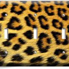 LEOPARD ANIMAL SKIN PRINT TRIPLE LIGHT SWITCH WALL PLATE NEW ROOM ART HOME DECOR LEOPARD ANIMAL SKIN PRINT TRIPLE LIGHT SWITCH WALL PLATE NEW ROOM ART HOME DECOR