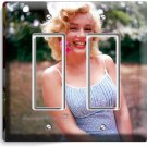 MARILYN MONROE SMILING FLOWER DOUBLE GFCI LIGHT SWITCH WALL PLATE COVER DECOR MARILYN MONROE SMILING FLOWER DOUBLE GFCI LIGHT SWITCH WALL PLATE COVER DECOR