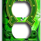 LUCKY CLOVER GOOD LUCK HORSESHOE DUPLEX OUTLET WALL PLATE HOME ROOM HOUSE DECOR LUCKY CLOVER GOOD LUCK HORSESHOE DUPLEX OUTLET WALL PLATE HOME ROOM HOUSE DECOR