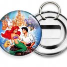 LITTLE MERMAID PRINCESS ARIEL PRINCE ERIC URSULA TRITON FLOUNDER BOTTLE OPENER