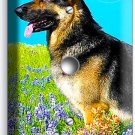 ADULT GERMAN SHEPHERD CANINE DOG LIGHT DIMMER VIDEO CABLE WALL COVER ROOM DECOR ADULT GERMAN SHEPHERD CANINE DOG LIGHT DIMMER VIDEO CABLE WALL COVER ROOM DECOR
