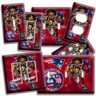 NEW ENGLAND PATRIOTS FOOTBALL TEAM LIGHT SWITCH OUTLET PLATE MAN CAVE ROOM DECOR NEW ENGLAND PATRIOTS FOOTBALL TEAM LIGHT SWITCH OUTLET PLATE MAN CAVE ROOM DECOR